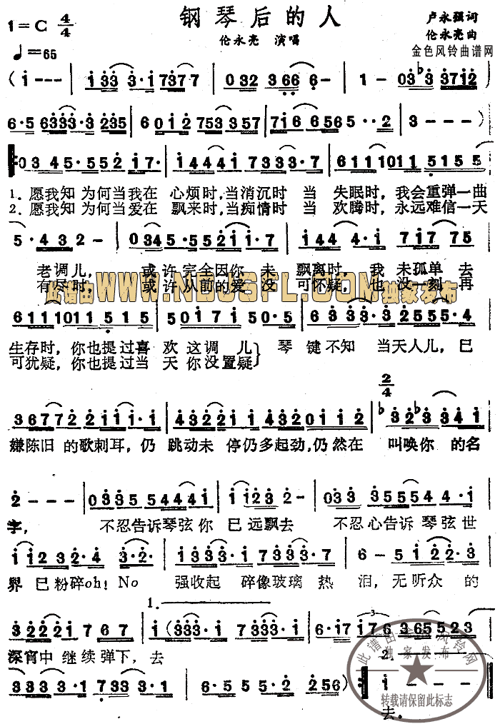 钢琴后的人