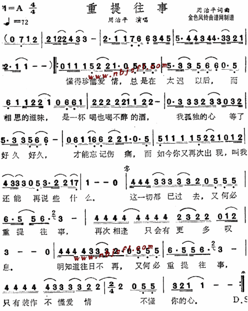 重提往事