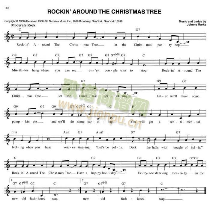 rockin` around the christmas tree