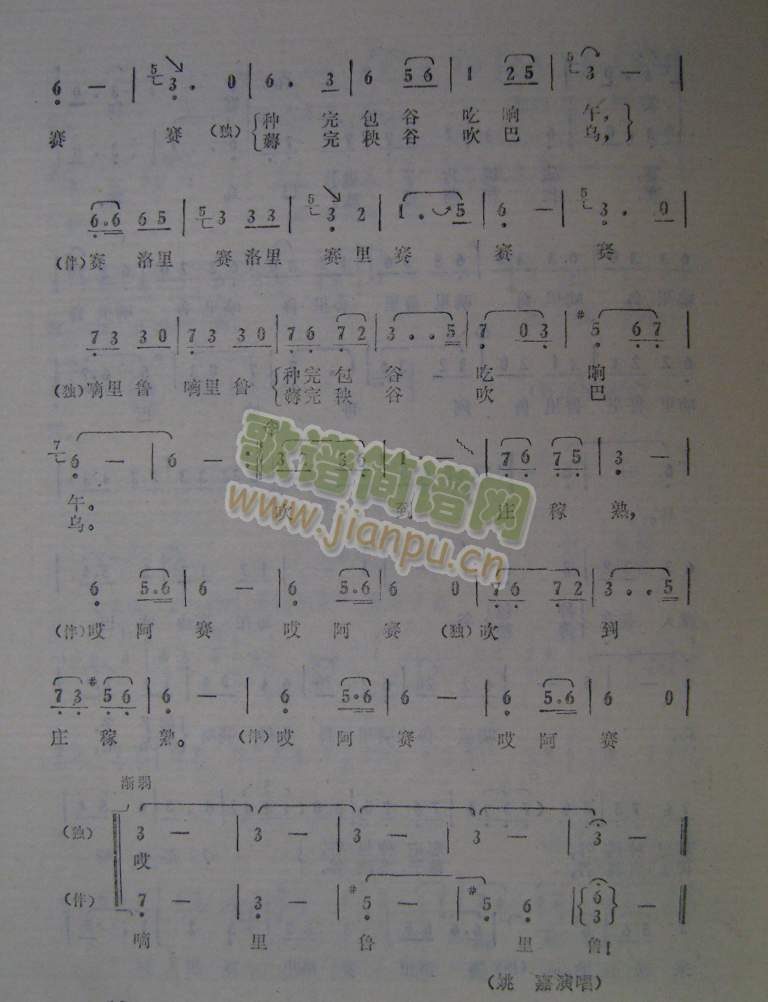 多情的巴乌（独唱,伴唱）