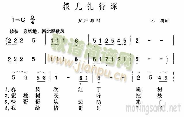 根儿扎得深