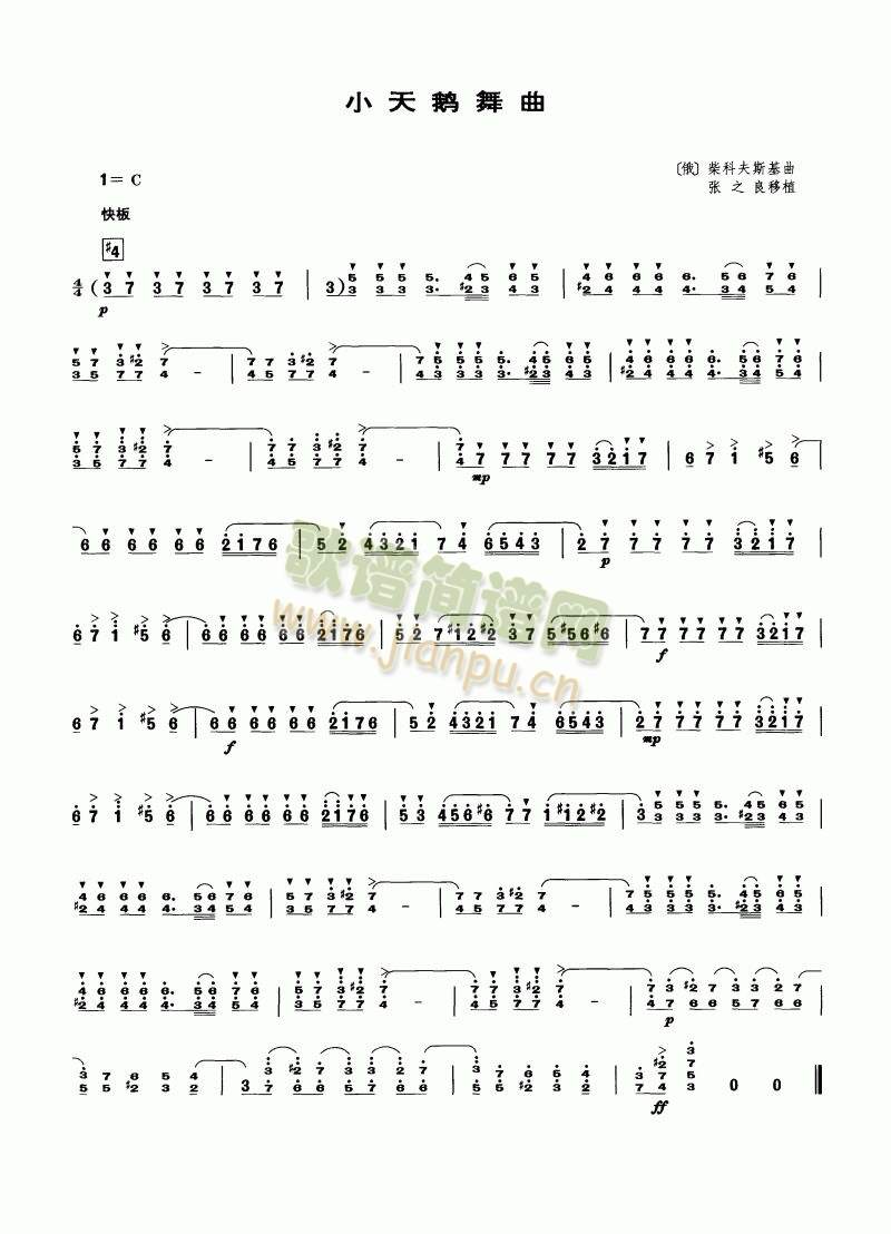 小天鹅舞曲