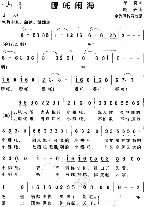 哪咤闹海