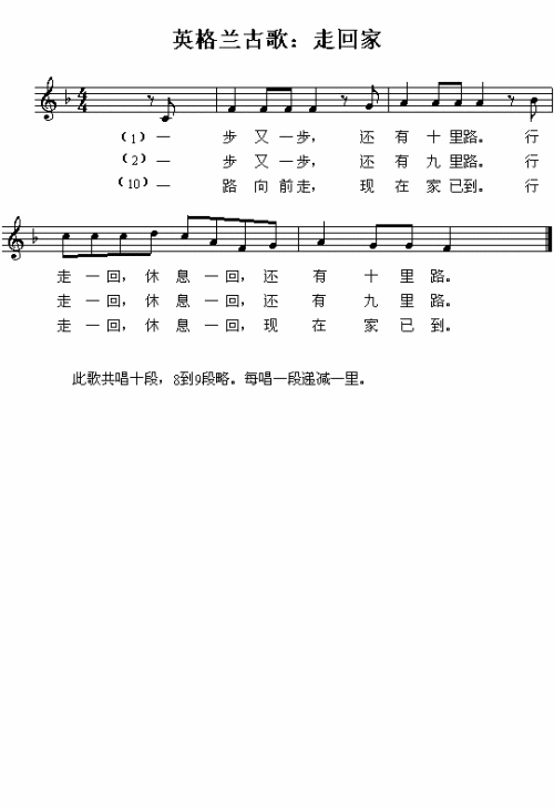 走回家