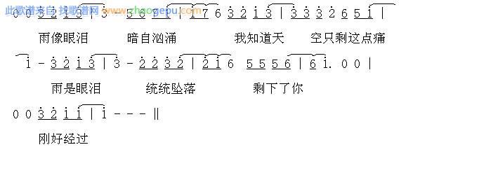 雨是眼泪