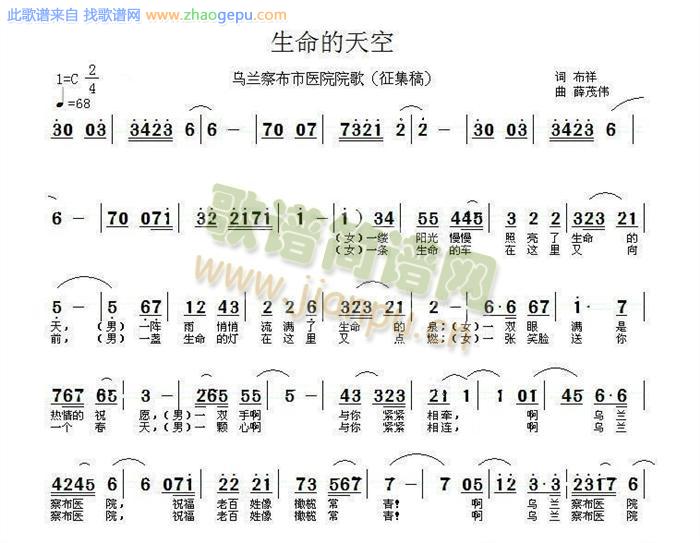 医院歌曲：生命的天空