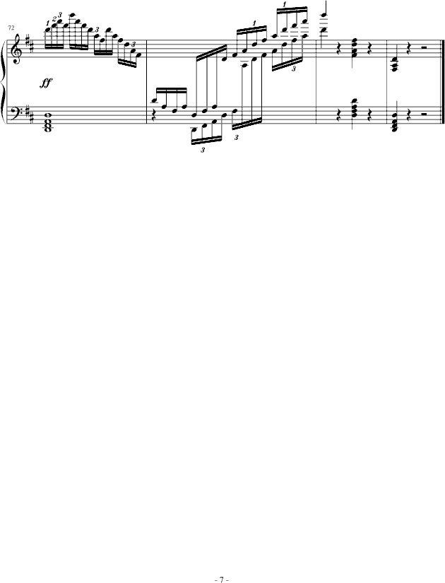 练习曲Op.740 No.3
