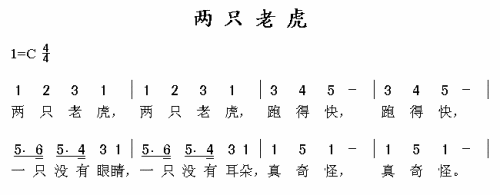 两只老虎