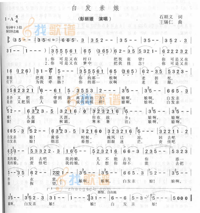 白发亲娘