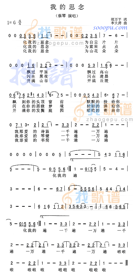 我的思念