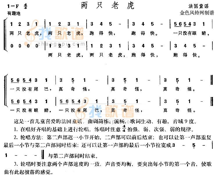 两只老虎