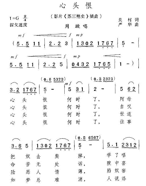 心头恨