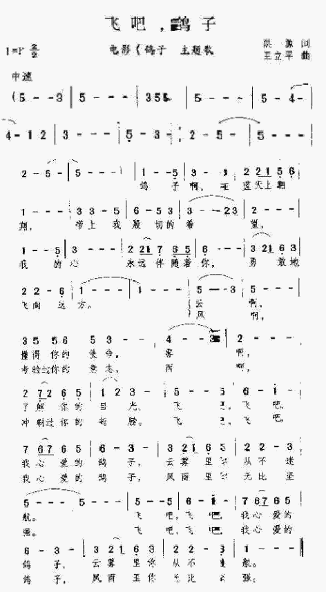 飞吧，鸽子