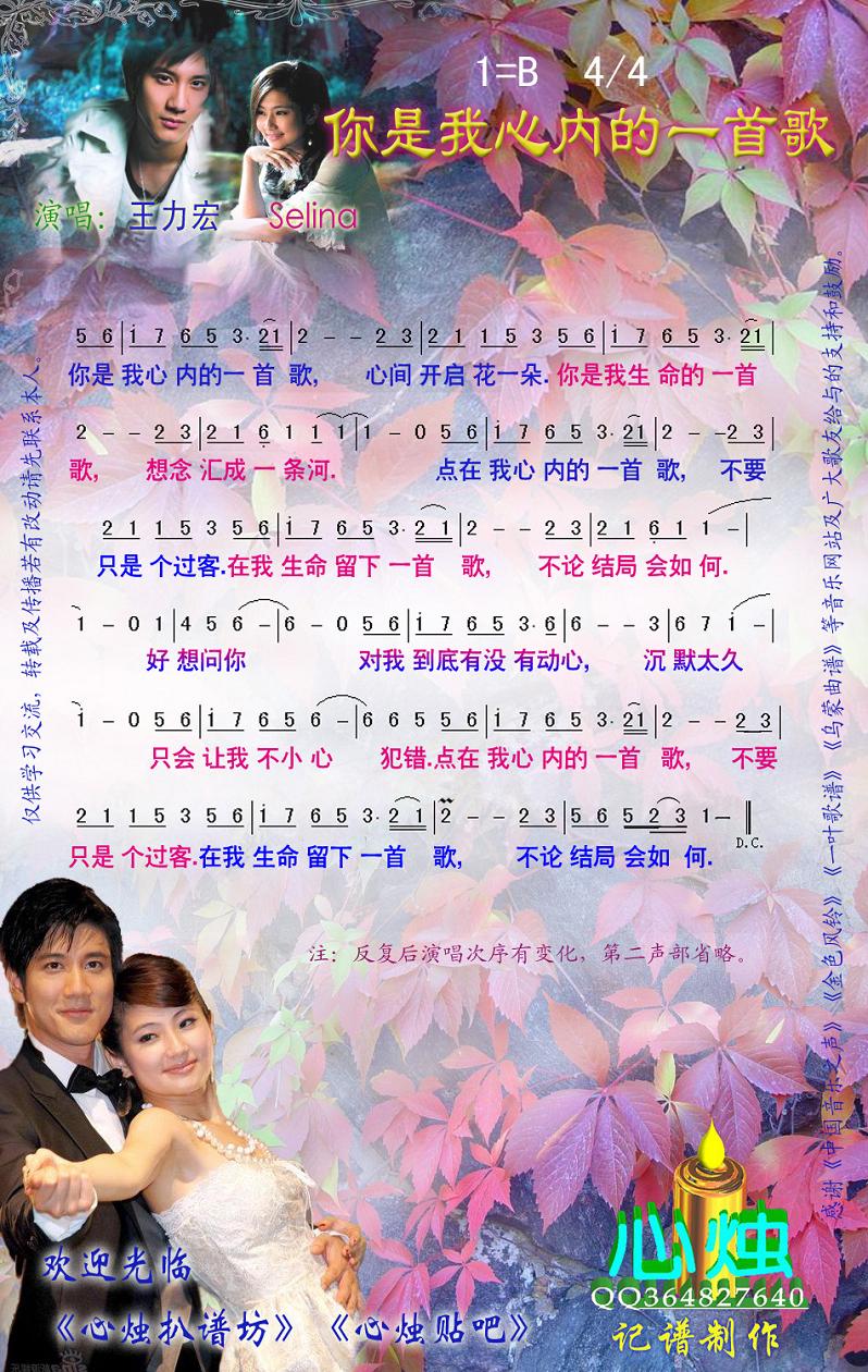 你是我心内的一首歌