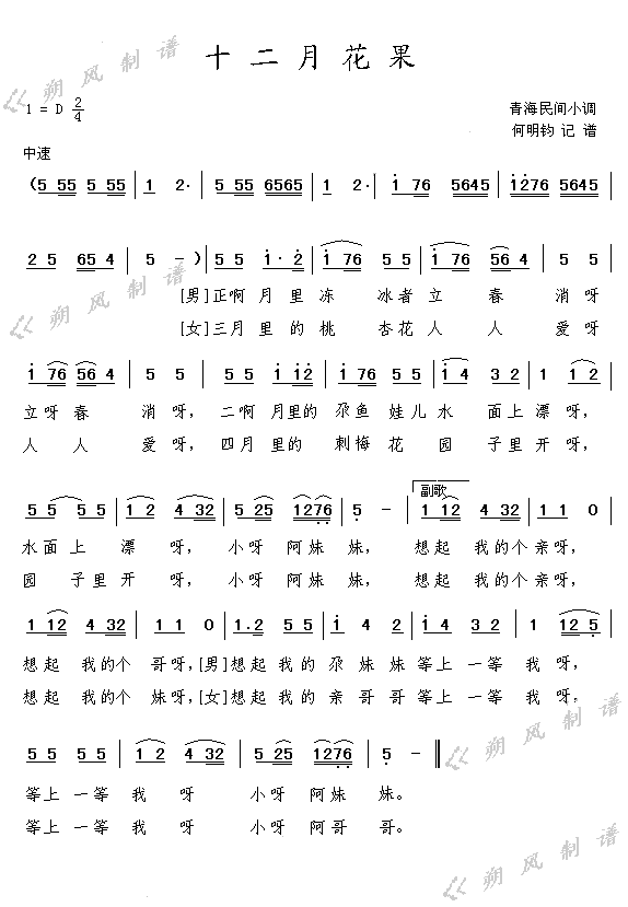 十二月花果(青海)