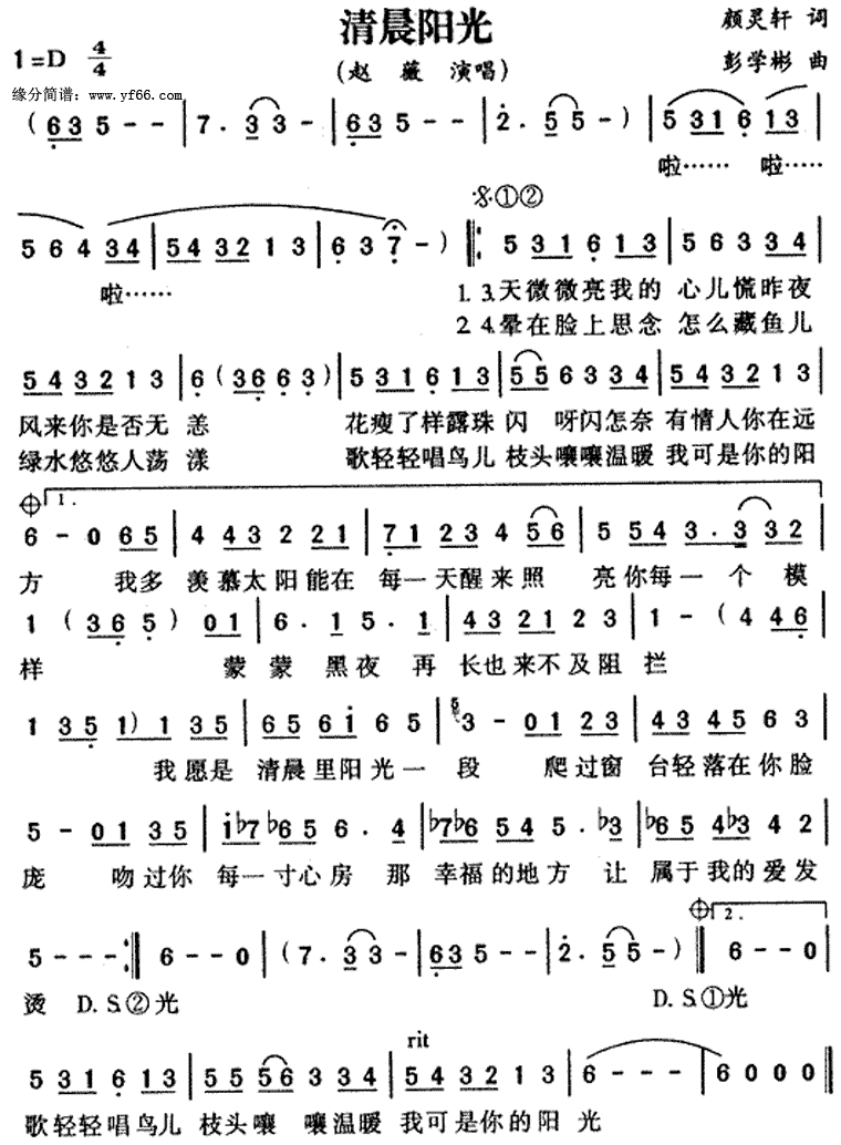 清晨阳光