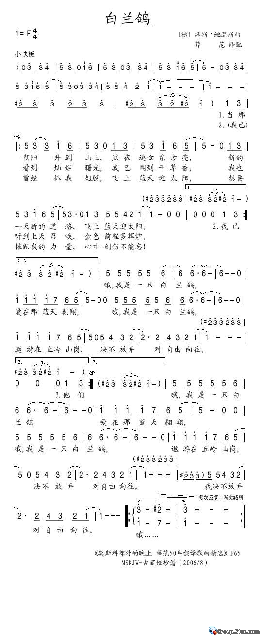 白兰鸽