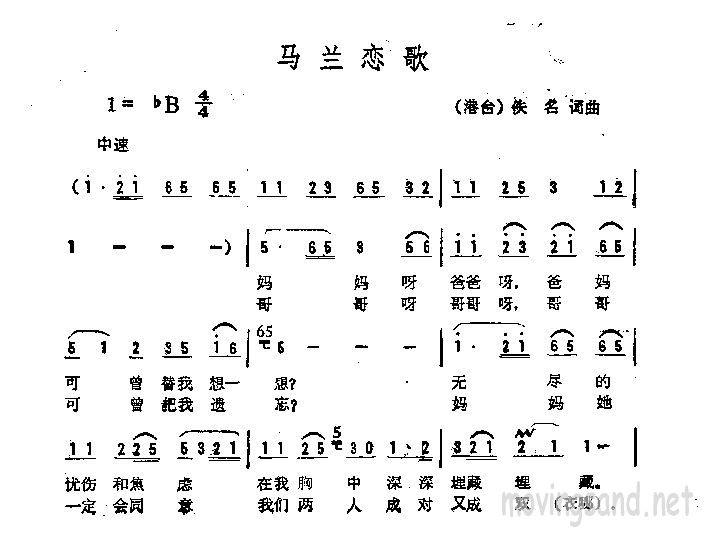 马兰恋歌