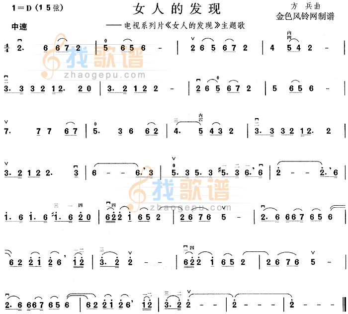 女人的发现(同名电视系列片主题歌)