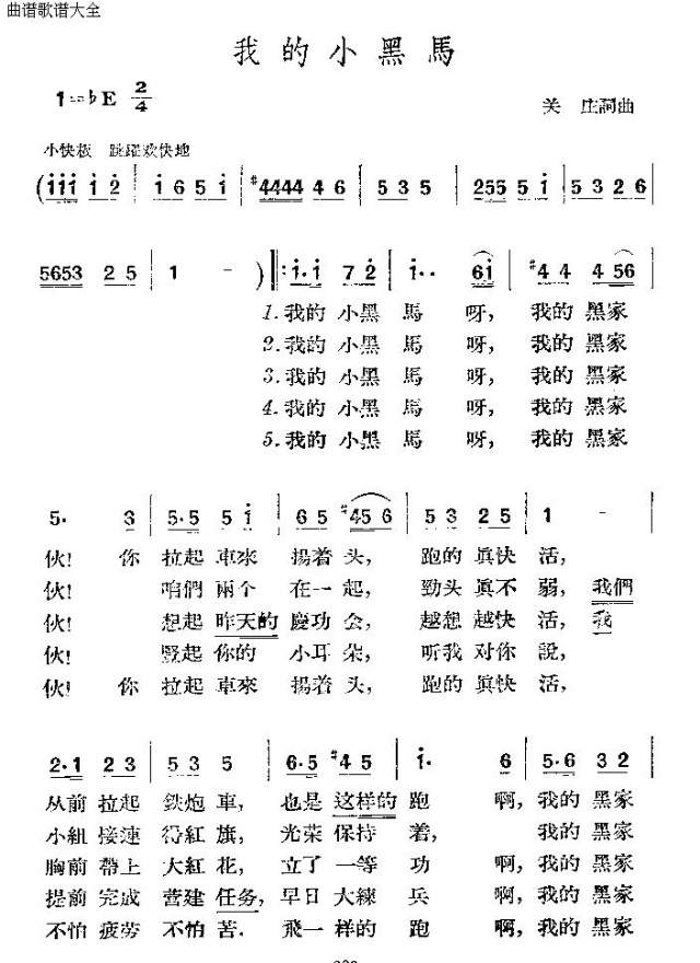 我的小黑马