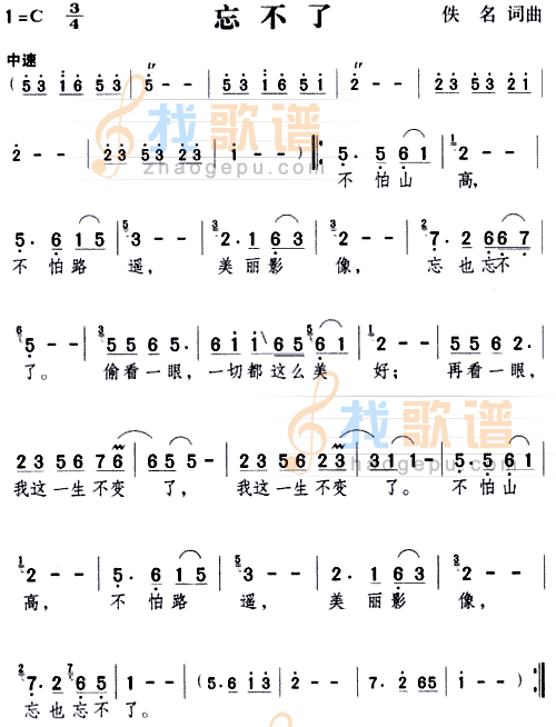 忘不了
