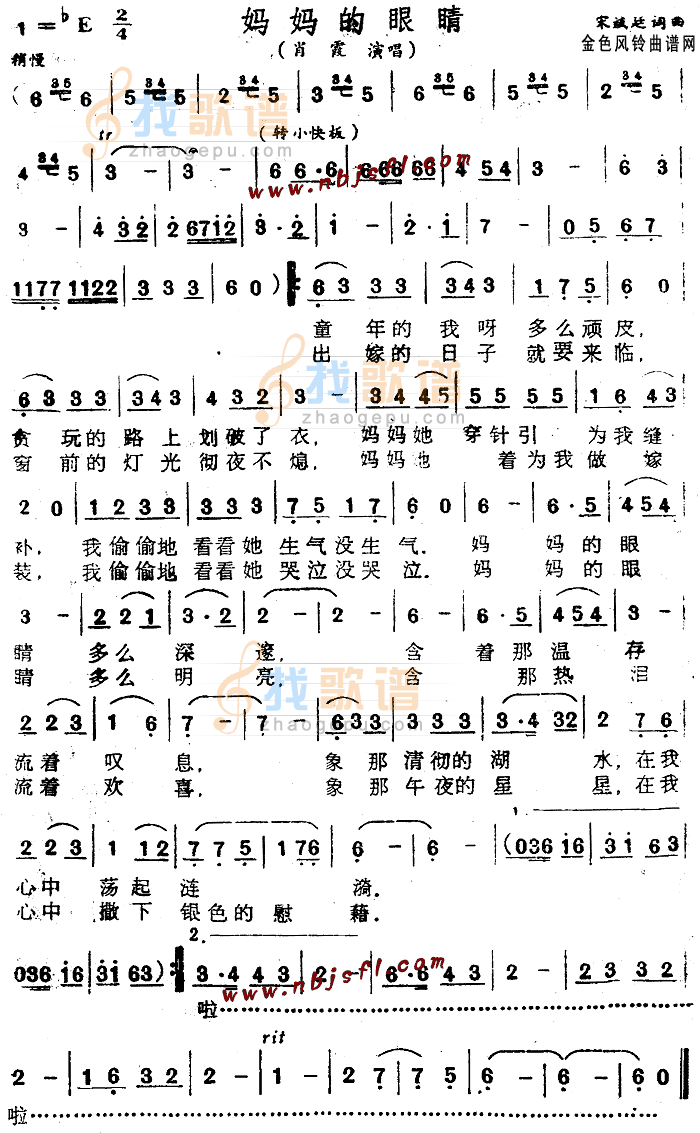 妈妈的眼睛