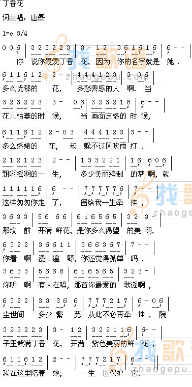 丁香花