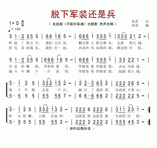 脱下军装还是兵