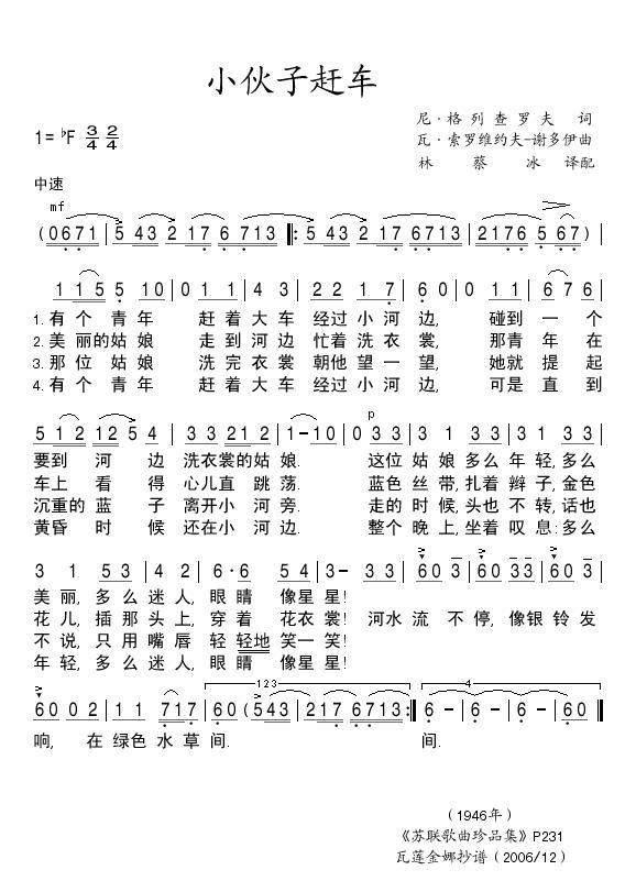 小伙子赶车