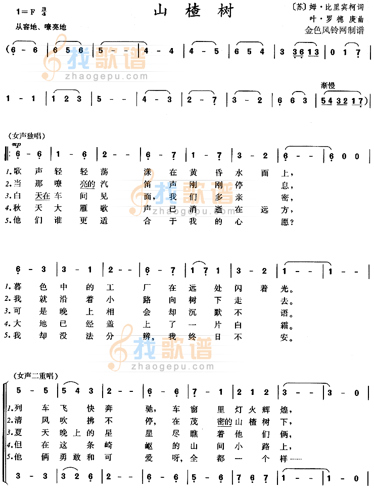 山楂树