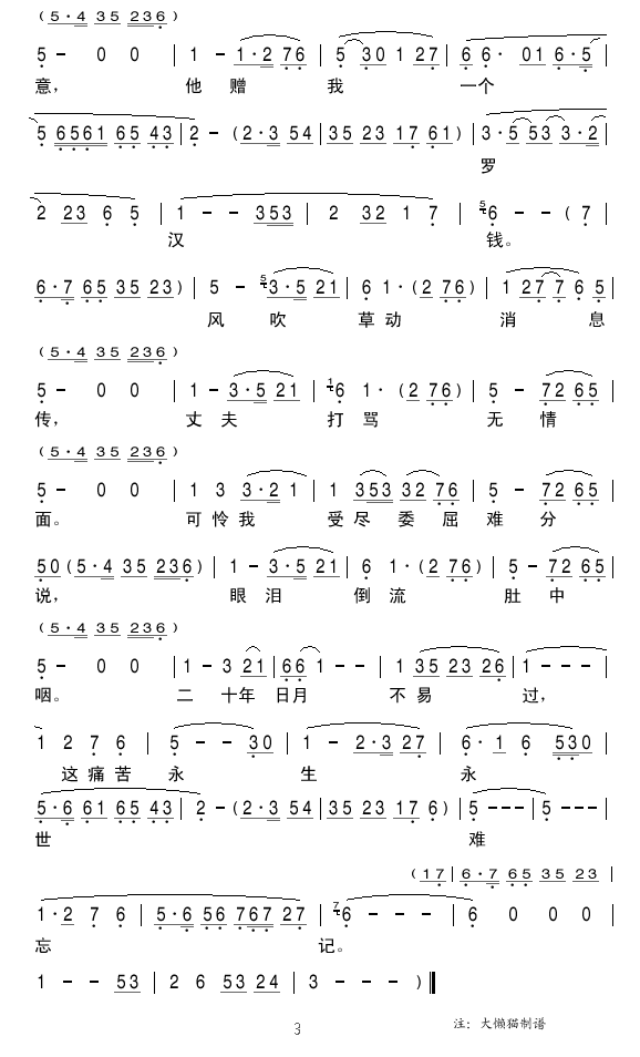 为了迪个罗汉钱  （沪剧罗汉钱选段）