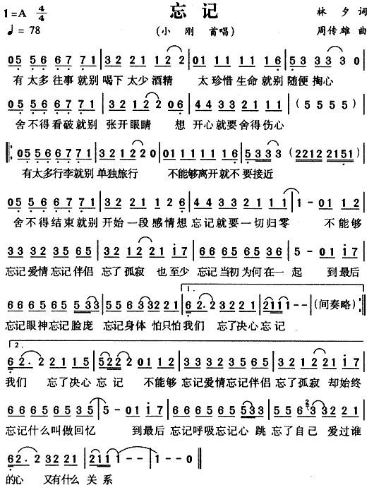 忘记
