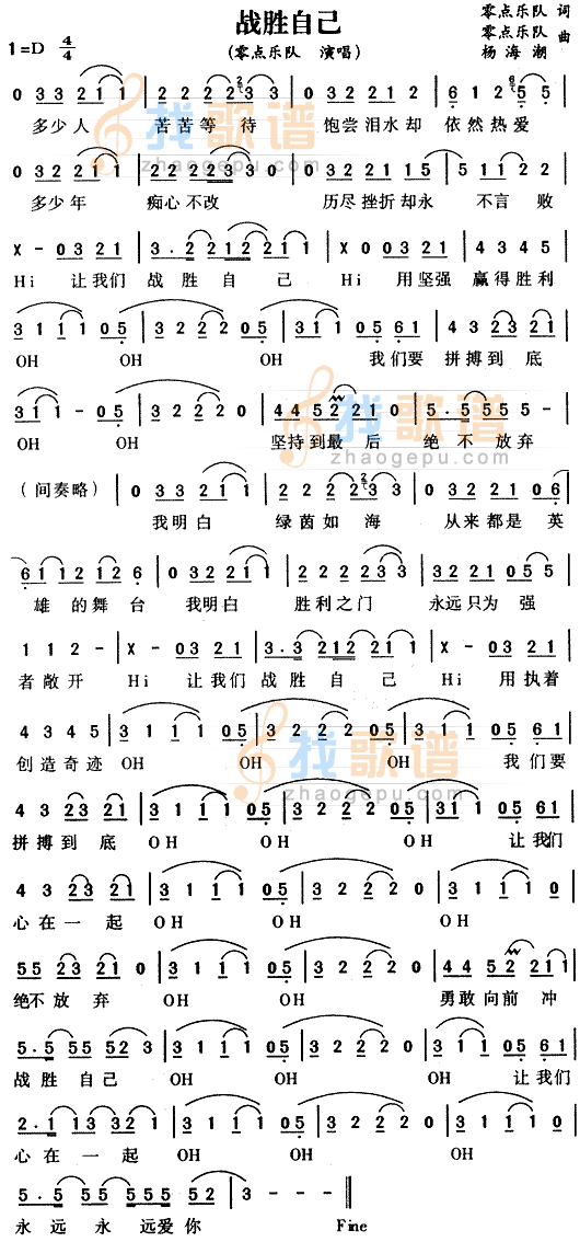 战胜自己