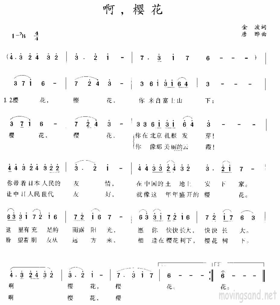 啊，樱花