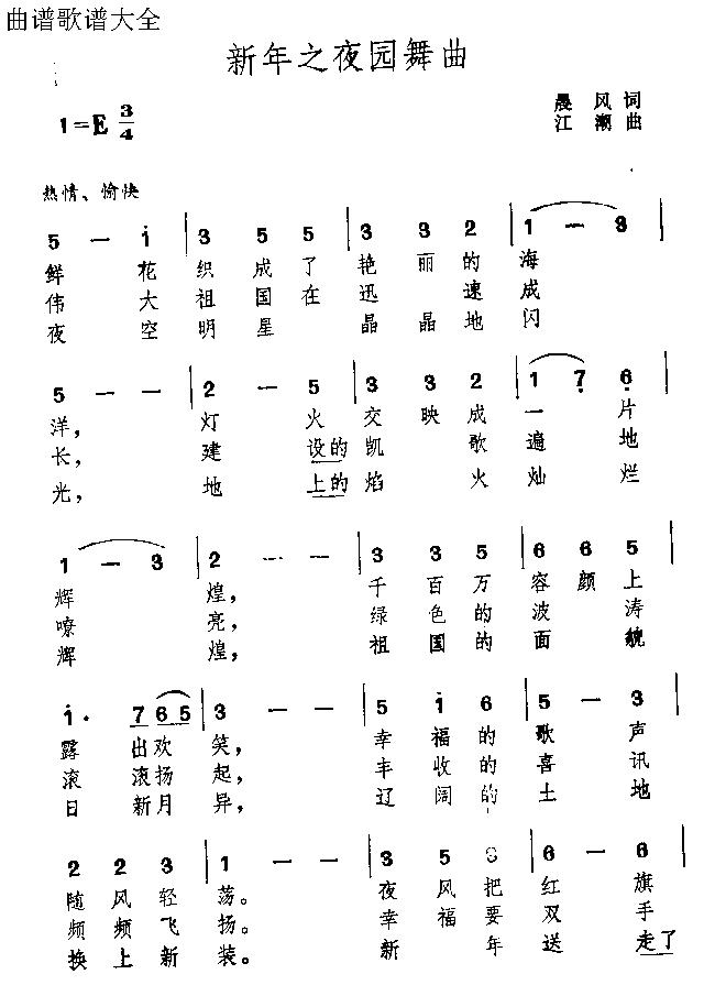 新年之夜圆舞曲