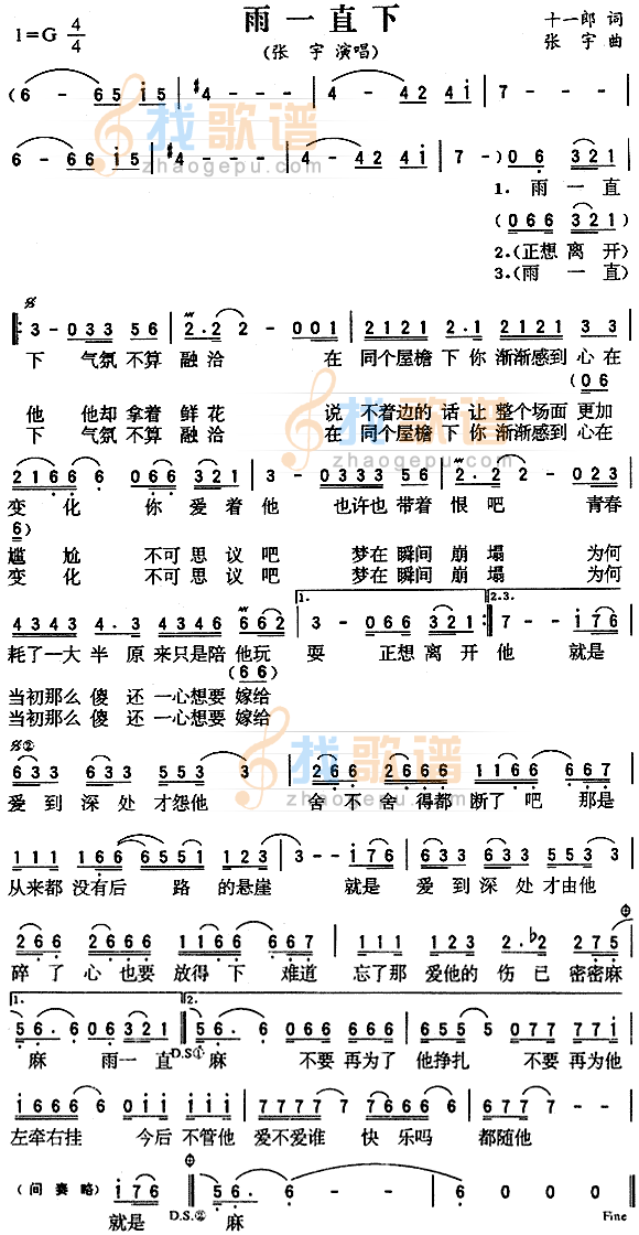 雨一直下