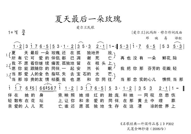 夏日最后的一朵玫瑰