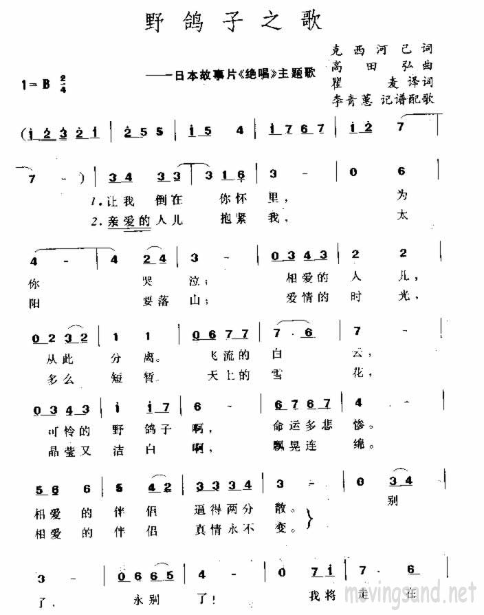 野鸽子之歌