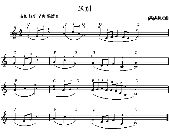 送别