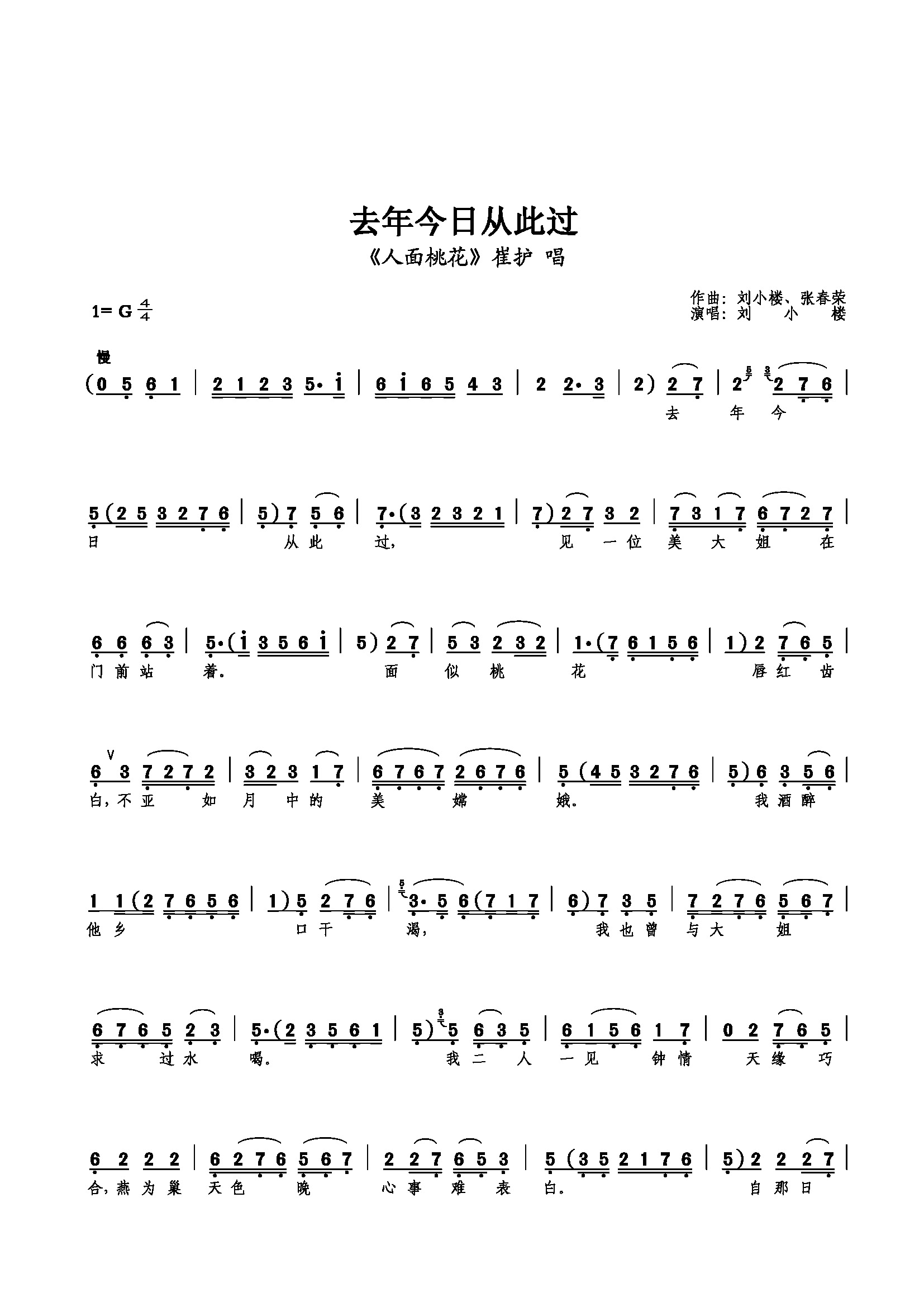 去年今日从此过