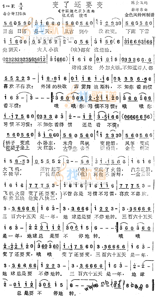 变了还要变(中国潮之夜选曲)