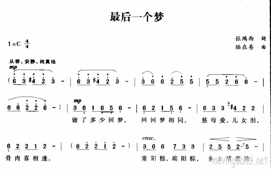 最后一个梦