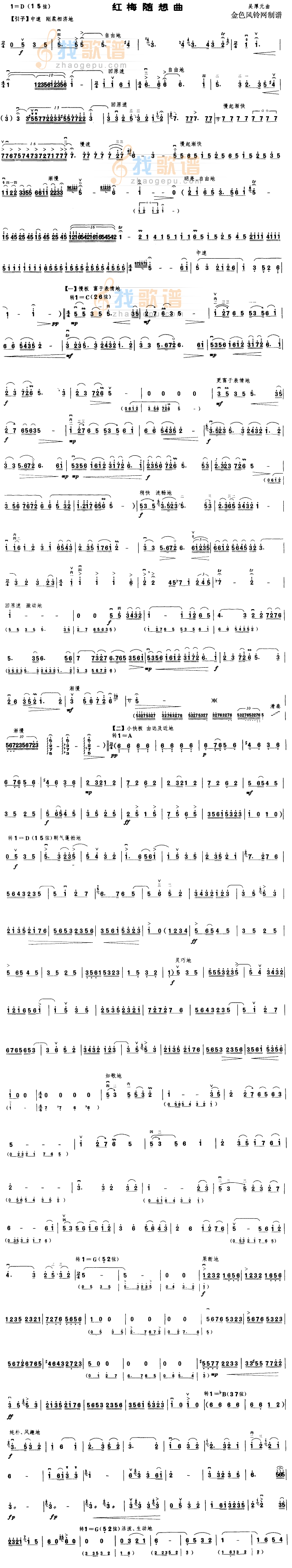 红梅随想曲