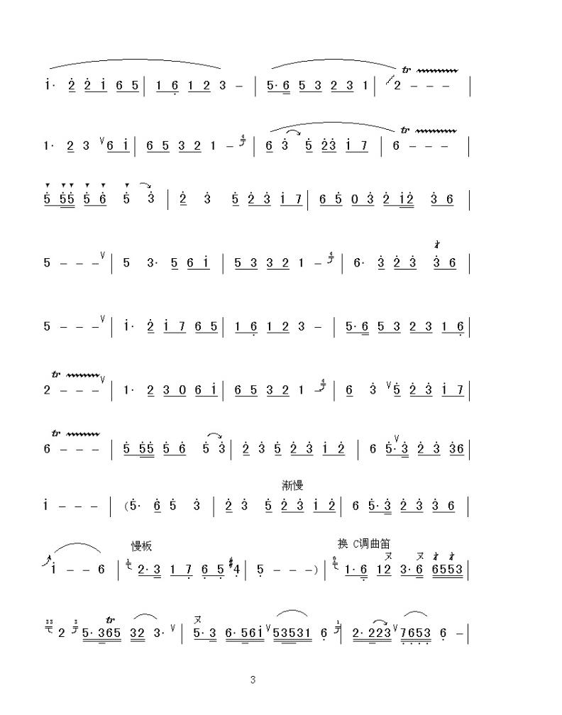 潇湘银河(笛子协奏曲)