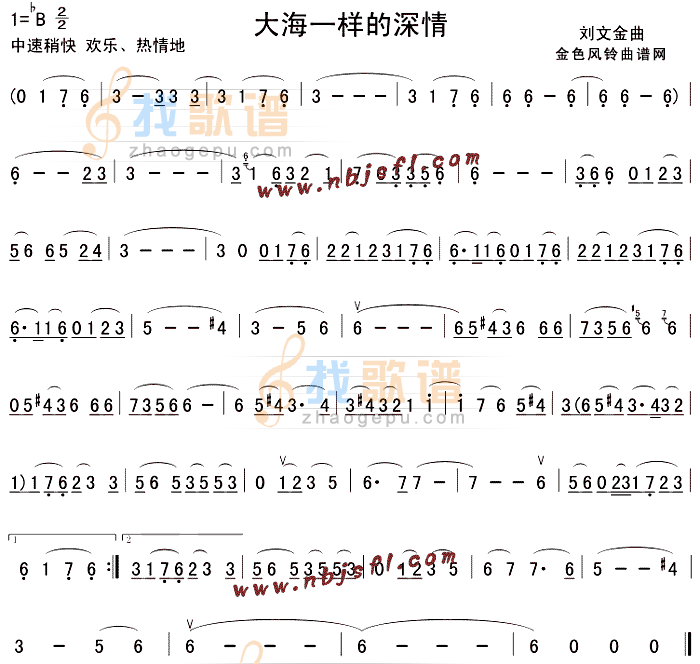 大海一样的深情