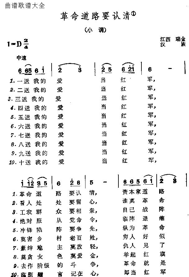 革命道路要认清