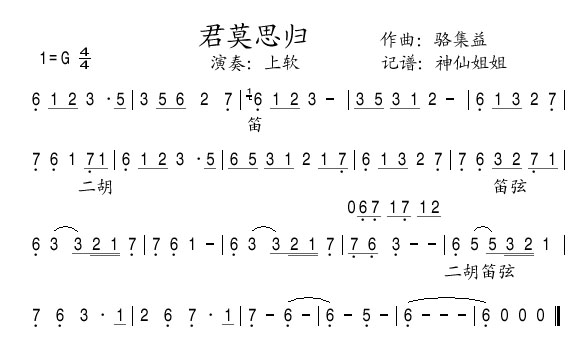 君莫思归