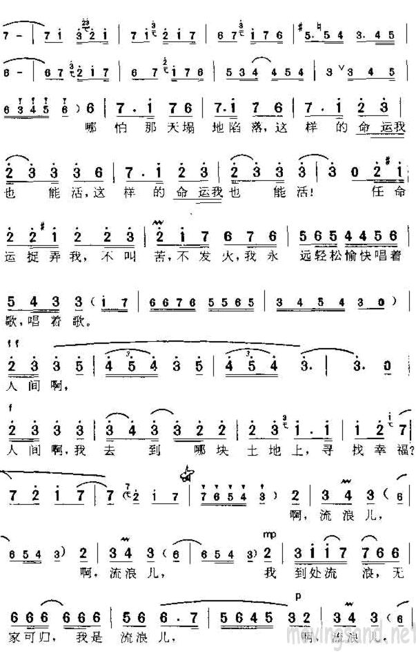 我是流浪儿(印度电影流浪者插曲)