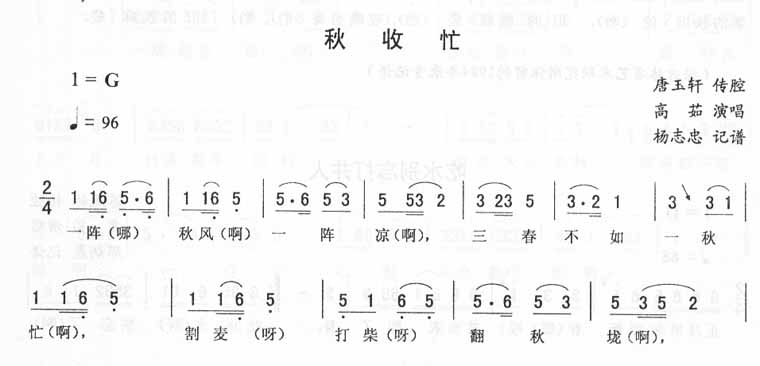 秋收忙－二人转