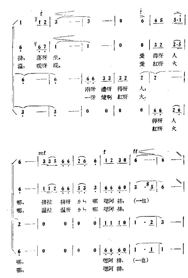 炉边合唱毛主席